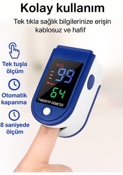 Oxyra Parmak Tipi Oksimetre Kan Oksijen Nabız Ölçer fiyatları