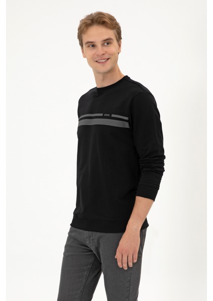 Erkek Siyah Sweatshirt 50313801-VR046 modelleri