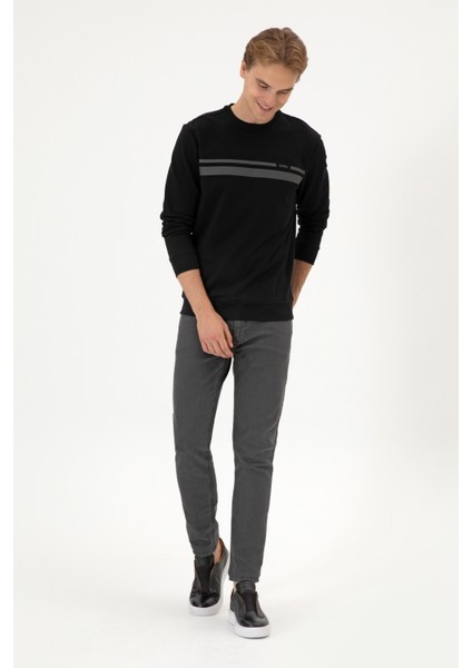 Erkek Siyah Sweatshirt 50313801-VR046 fırsatları