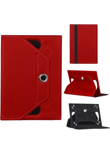 Tenplus X11 Universal Standlı Tablet Kılıfı Kırmızı