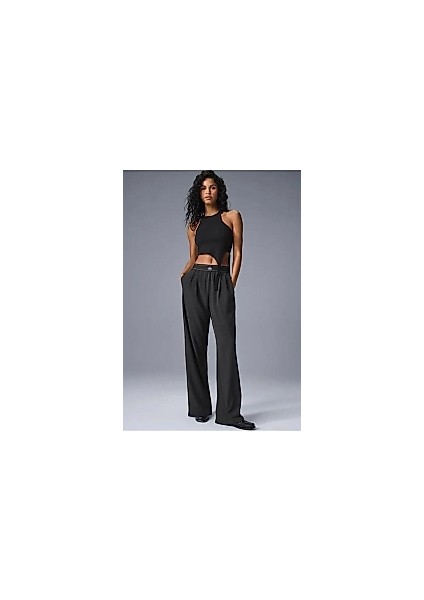 Rahat Kalıp Jogger Pantolon-Siyah