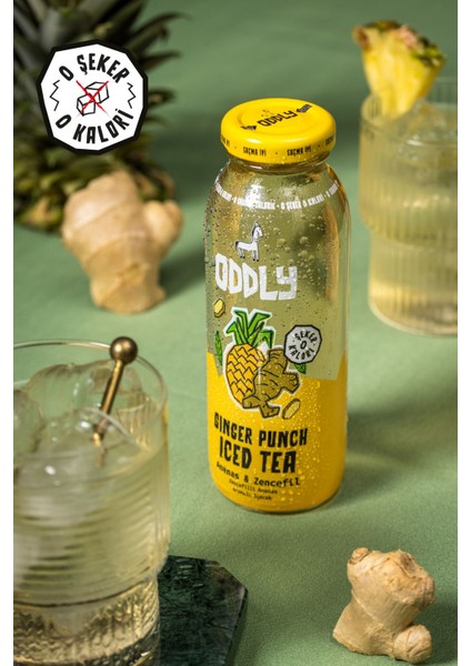 Gınger Punch Soğuk Çay Cam Yeşilçay Ananas Zencefil 250 ml x 6 Adet indirimleri
