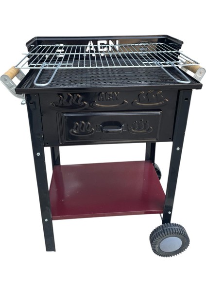 Acn Kömürlü Mangal 35 x 50 cm Çift Izgaralı Tekerlekli fiyatları