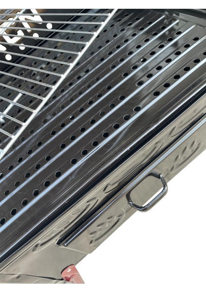 Acn Kömürlü Mangal 35 x 50 cm Çift Izgaralı Tekerlekli indirimleri