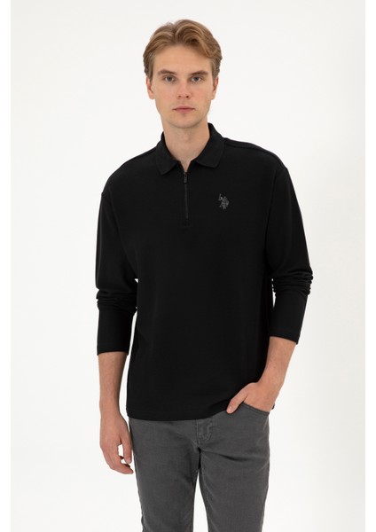 Erkek Siyah Sweatshirt 50313754-VR046