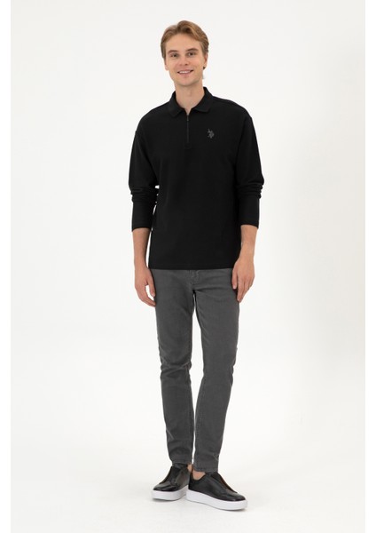 Erkek Siyah Sweatshirt 50313754-VR046 fırsatları