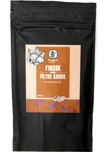 Fındık Aromalı Öğütülmüş Filtre Kahve 200 G (Öğütülmüş)
