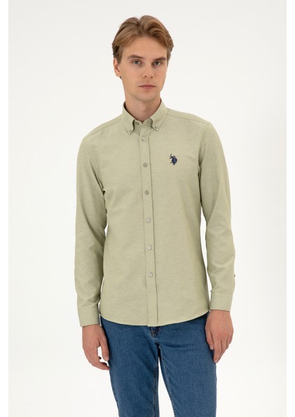 Erkek Açık Haki Gömlek Basic 50316723-VR183 modelleri