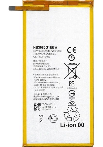 Mediapad T3 10 AGS-L03 Batarya Pil