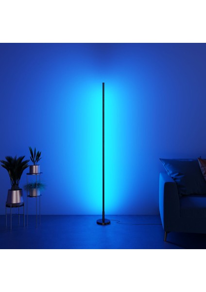 2 Adet Dekoratif Köşe LED Lambader -Led Lamba Işık Sistemi - Full Rgb 256 Renk fiyatları