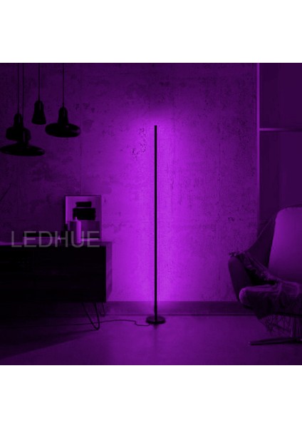 2 Adet Dekoratif Köşe LED Lambader -Led Lamba Işık Sistemi - Full Rgb 256 Renk modelleri