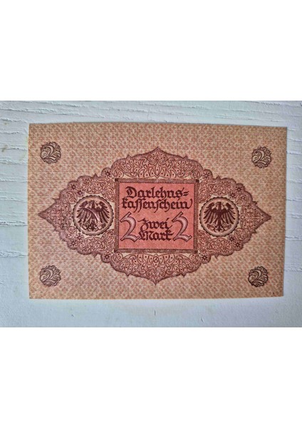 1920 Tarihli Alman 2 Mark Temiz fiyatları