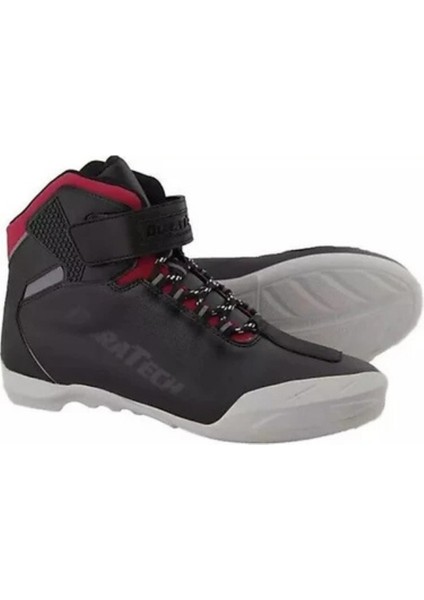 23 Mılano Siyah Kırmızı 4 Mevsim Motosiklet Botu