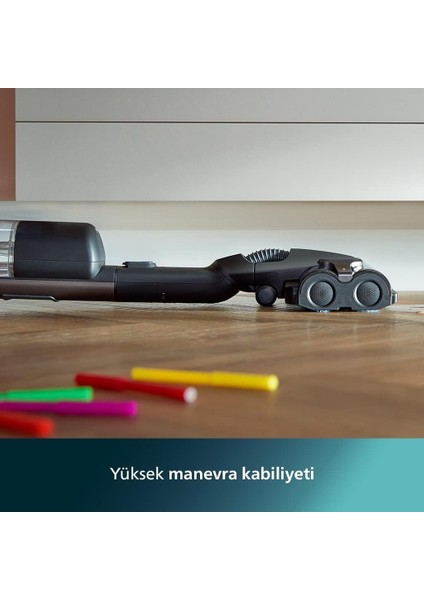 Aqua Trio Yeni Seri 3'ü 1 Arada (Islak, Kuru ve Moplu) Ultra Premium Sarjlı ve Kablosuz Dik Süpürge - Kendini Temizleme Özellikli + Mutfak Tartısı