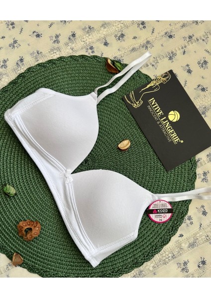 Koza %95 Pamuklu Balensiz Ince Askılı Genç Kız Tekli Alıştırtırma Küçük Beden Sütyen fiyatları