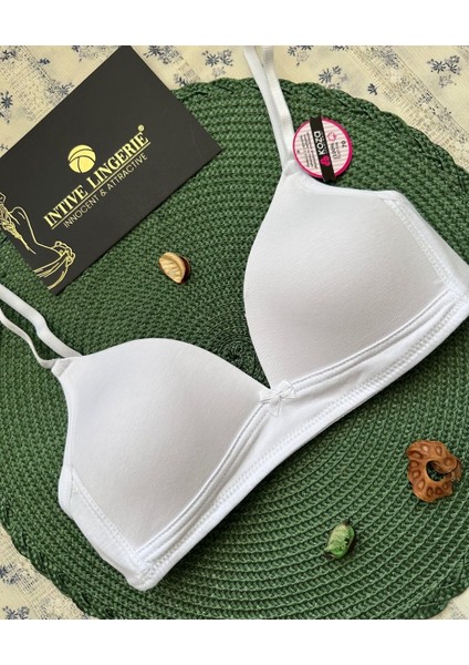 Koza %95 Pamuklu Balensiz Ince Askılı Genç Kız Tekli Alıştırtırma Küçük Beden Sütyen fırsatları