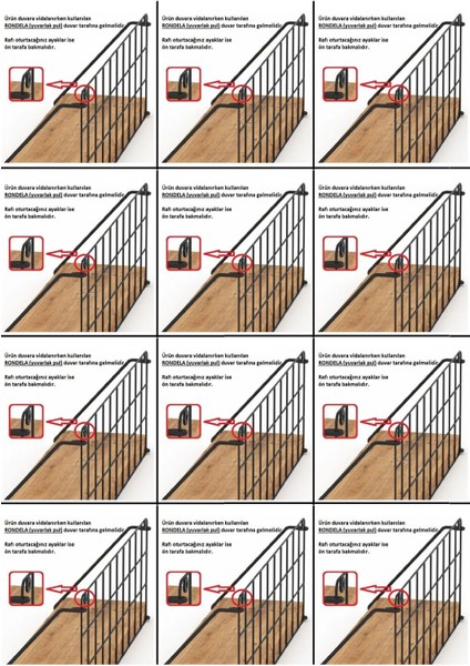 1 Adet Modern Ege Duvar Rafı Metal Duvar Rafı Metal Mutfak Banyo Rafı 2 Adet fiyatları