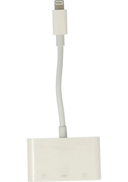 Bfs APR23 Iphone Otg 3in1 - Beyaz