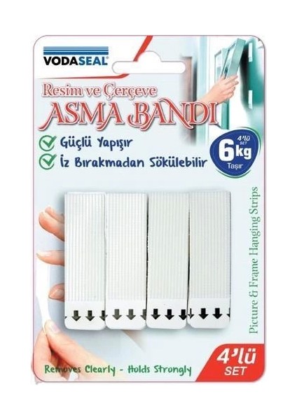 Vodaseal Resim ve Çerçeve Asma Bandı 6 kg Taşıma