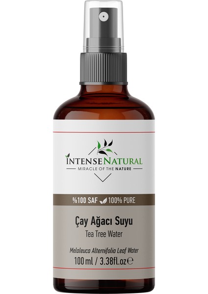 Çay Ağacı Suyu 100 ml %100 Saf ve Doğal Akne Karşıtı Arındırıcı Cilt Toniği Tea Tree Water