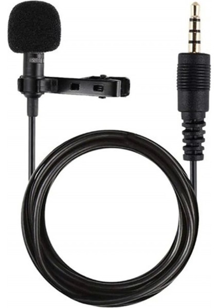Bfs 3.5mm Jak 1.5 Metre Double Mikrofon - Siyah