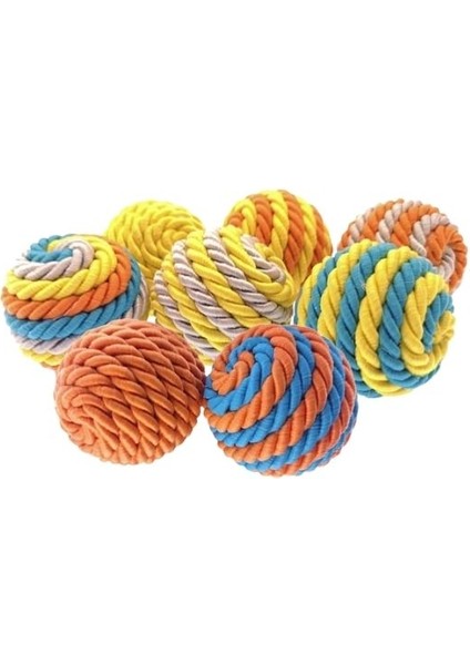 Ip Sarma Renkli Kedi Oyun Topu 3'lü Oyun Paket Kedi Oyuncağı Renkli Kedi Oyun Topu Kedi Oyuncağı