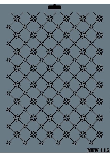 Rich New Seri N-115 Stencil 35X25 cm