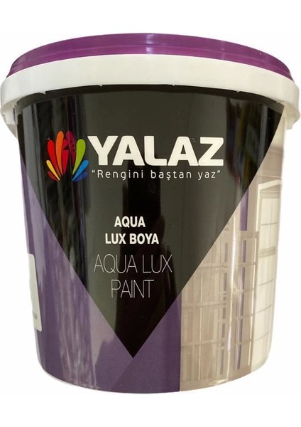 Yalaz Su Bazlı Parlak Beyaz Iç Dış Boya 0,75 Litre