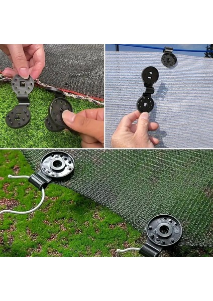 Bfs 10 Adet Güneşlik Filesi Sabitleme Klipsleri, Gölgelik Bezi ve Brandalar Için Dayanıklı Plastik Kelepçe Kancaları fırsatları