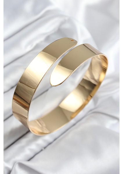 Bfs Pirinç Sarmal Model Gold Renk Pazu Bileklik