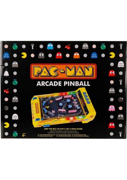Bfs Sesli ve Işıklı Pac-Man Arcade Masaüstü Pinball indirimleri