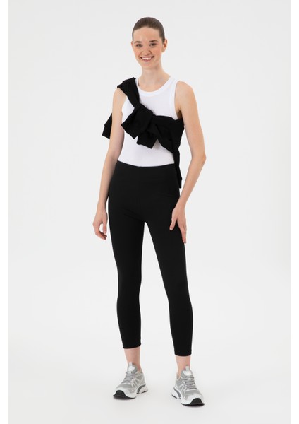 Kadın Siyah Tayt 50314365-VR046