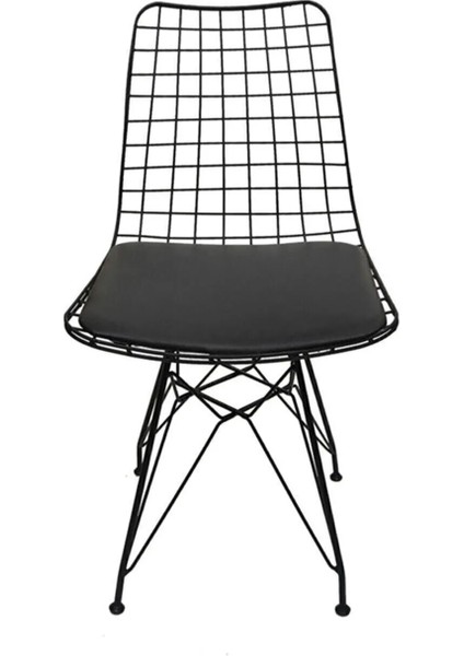 Tel Sandalye Siyah 2 Li Set fiyatları