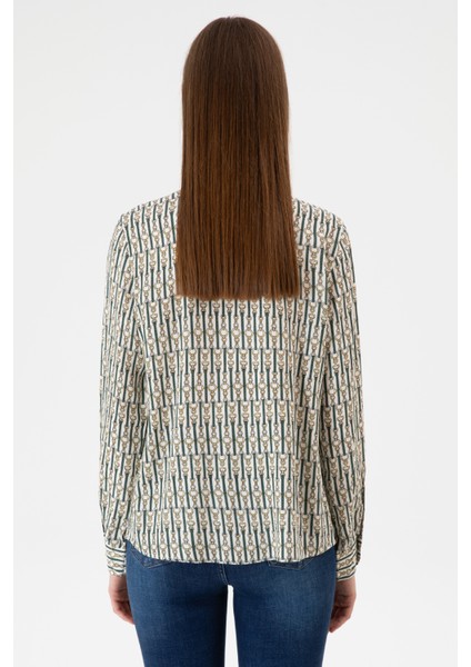 Kadın Gömlek Desenli 50316381-VR256 indirimleri