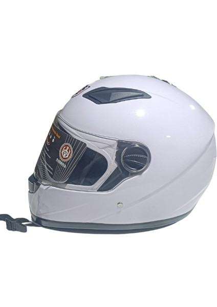 Full Face Kask Beyaz