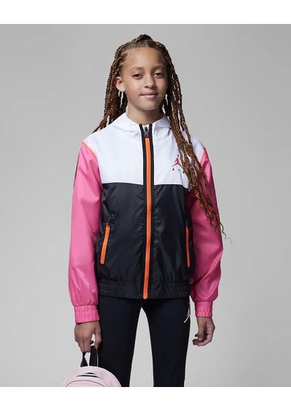 Jordan Color Block Windbreaker Çocuk Renkli Rüzgarlık