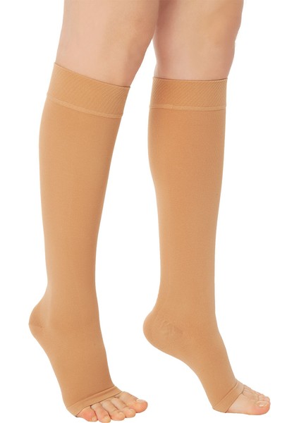 912 Diz Altı Varis Çorabı (Açık Burun) modelleri