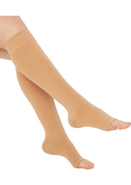 912 Diz Altı Varis Çorabı (Açık Burun) fırsatları