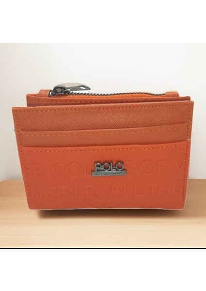 Turuncu Mıknatıslı Fermuarlı Kartlık Bölmeli Cüzdan modelleri