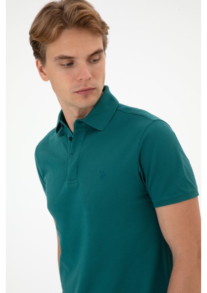 Erkek Koyu Yeşil Tişört Basic 50306015-VR101 fiyatları