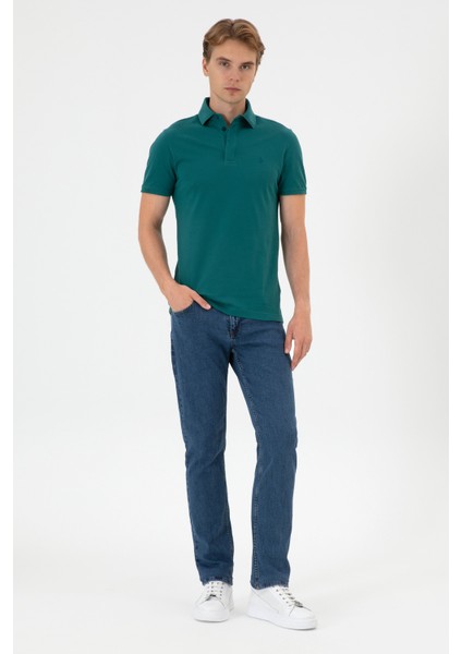 Erkek Koyu Yeşil Tişört Basic 50306015-VR101 fırsatları