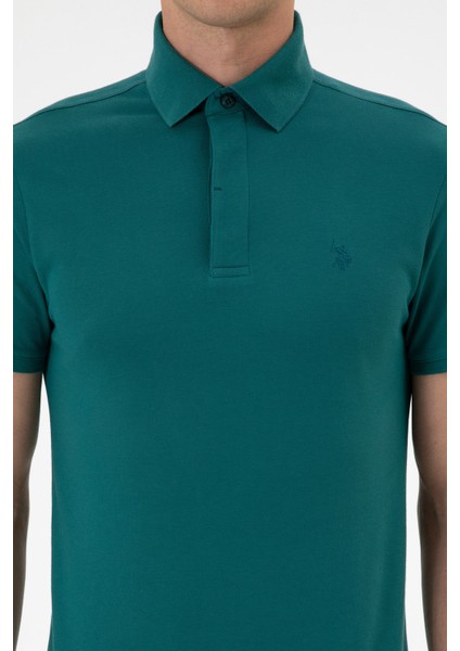 Erkek Koyu Yeşil Tişört Basic 50306015-VR101