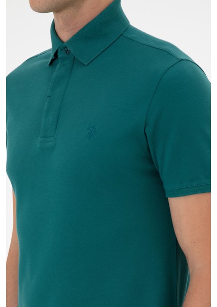 Erkek Koyu Yeşil Tişört Basic 50306015-VR101