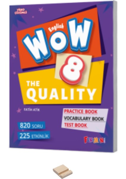 Fenomen Yayıncılık 8. Sınıf Wow Practıce Book + Workbook + Test Book + Telefon Tutucu