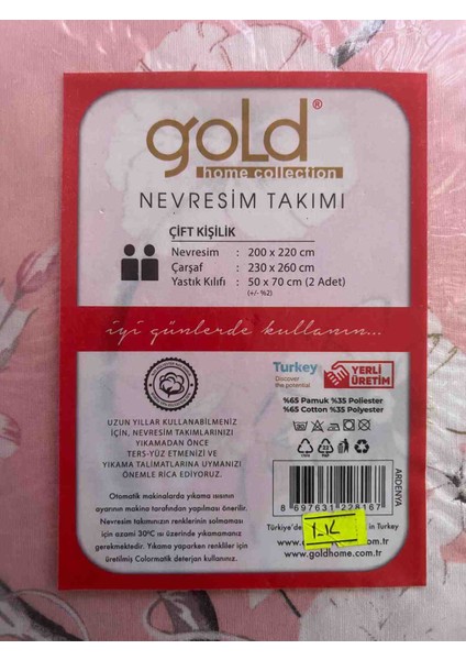 Gold Çift Kişilik Nevresim Takımı modelleri