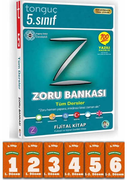 5. Sınıf Tüm Dersler Zoru Bankası + Deneme Sınavı