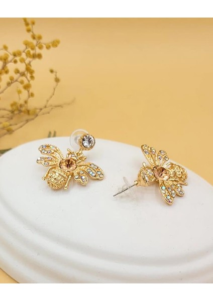 Gold Kraliçe Arı Küpe fırsatları