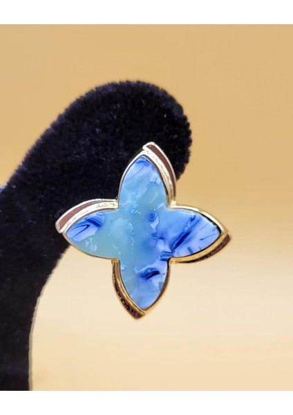 Mavi Kelebek Çiçeği Küpe fırsatları