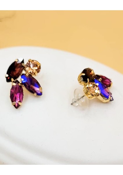 Renk Bahçesi Damla Kristal Küpe-1 fırsatları