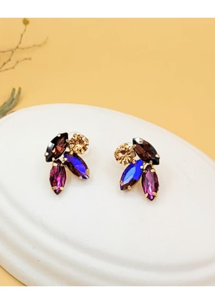 Renk Bahçesi Damla Kristal Küpe-1 indirimleri